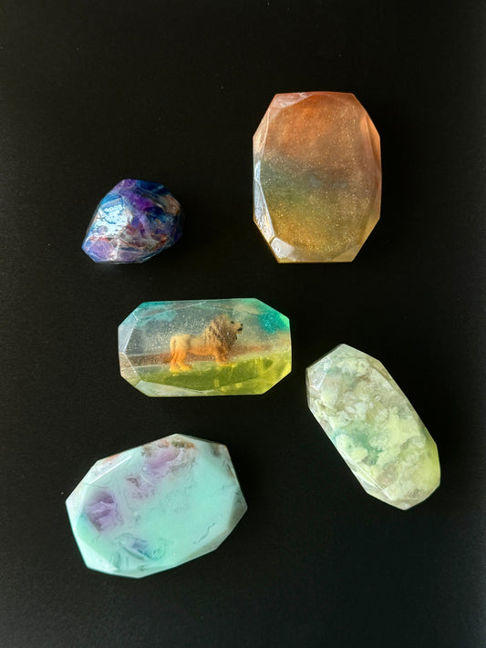 Assorted Gemsoap with a Lion (5 pc)